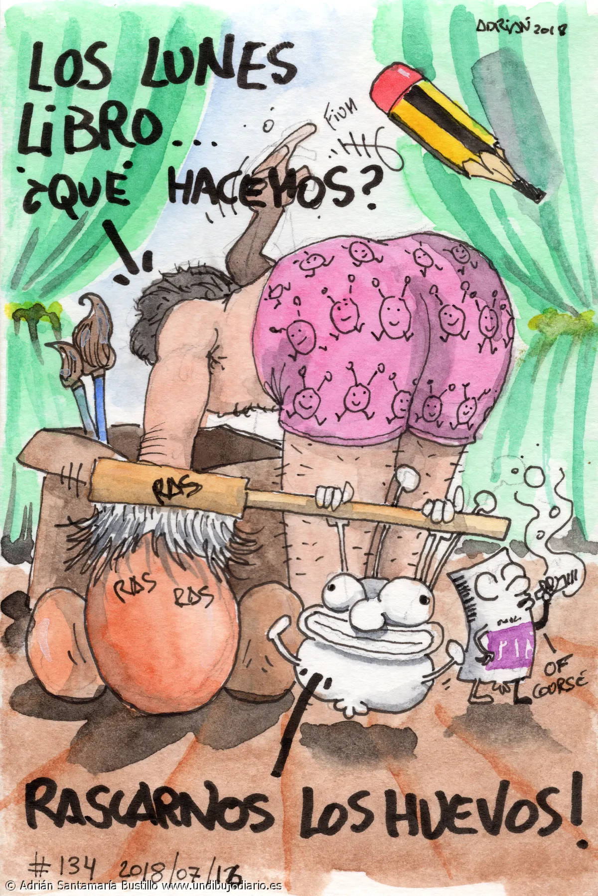 Rascarnos los huevos - Lunes LIBRE! Pero sigo, uno al dia.