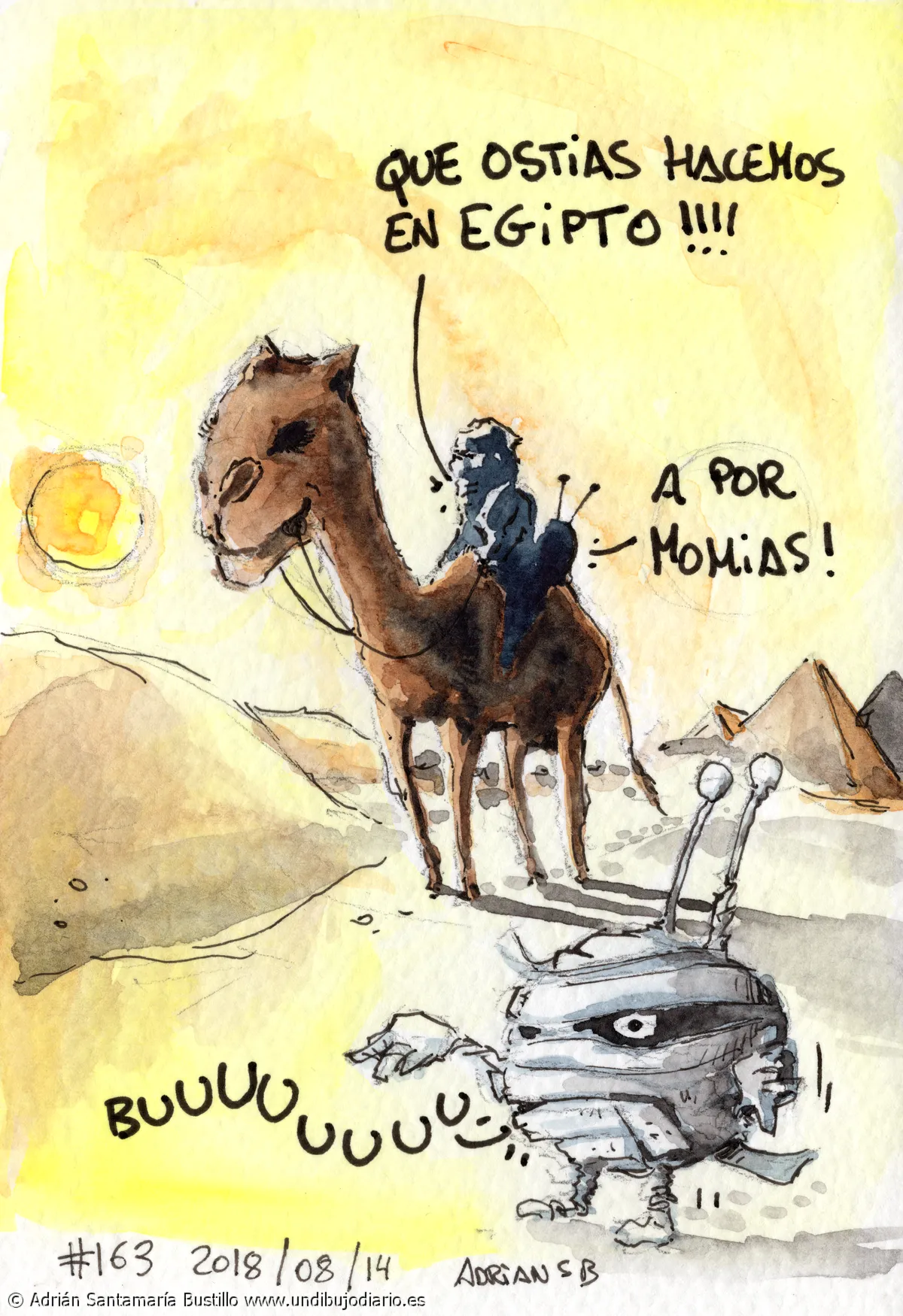 A por momias - Si no puede ir el cuerpo, que vaya la mente. hoy A EGIPTO!