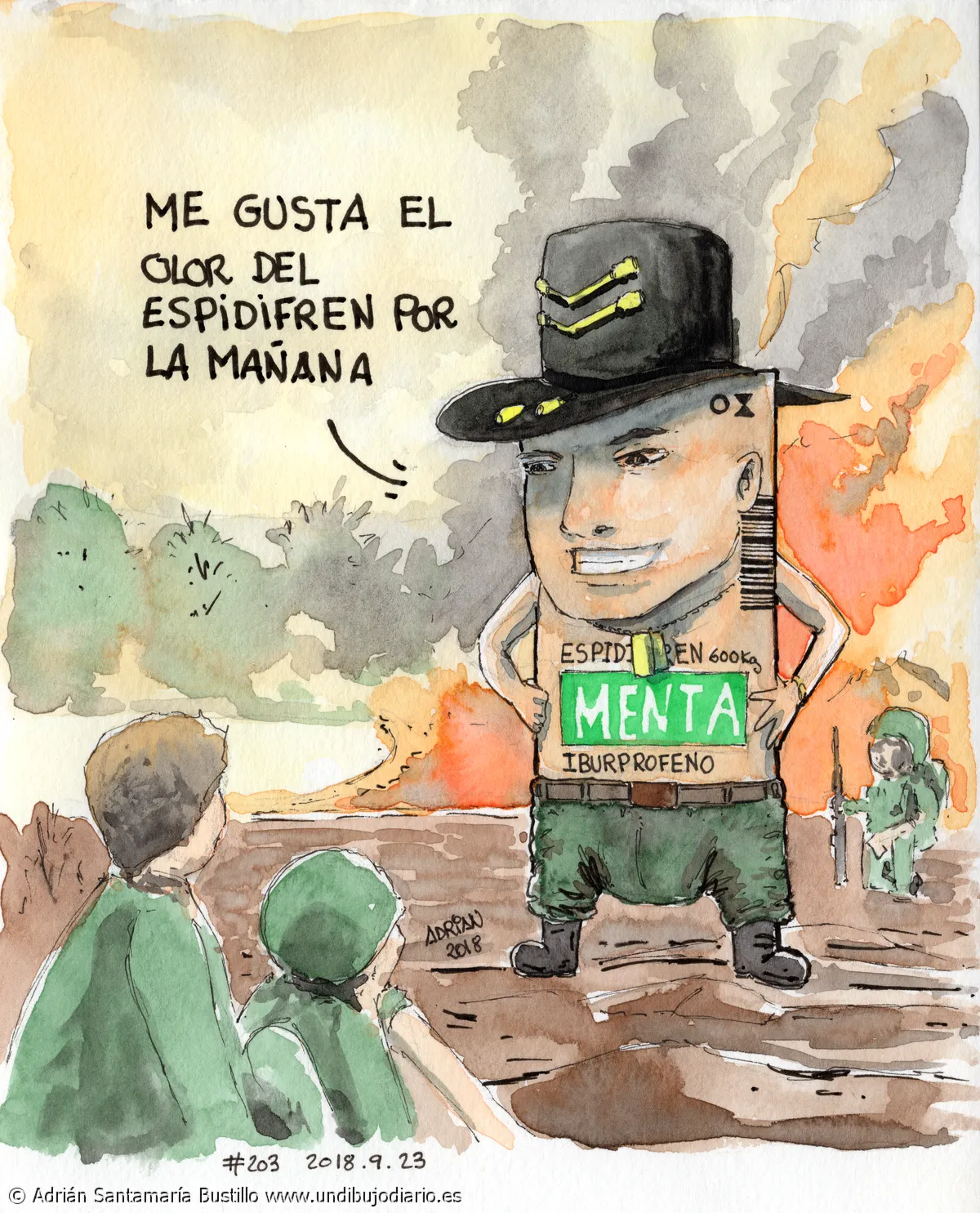 Crossover espidifen con apocalypse now - Hueles eso? ¿Lo hueles, muchacho?

— ¿Qué es?—

#Espidifen , hijo; nada del mundo huele así.

Domingo de Película. Crossover de espidifren con #apocalypsenow