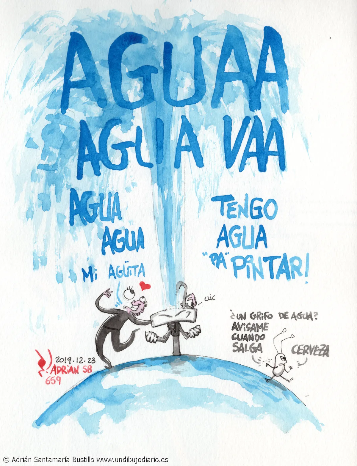 Tengo agua para pintar - TENGO AGUA.