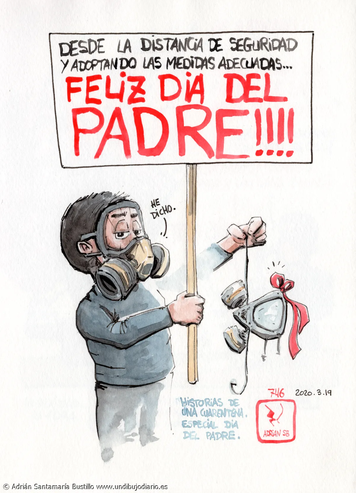 Dia del padre confinado - FELIZ DIA DEL PADRE!