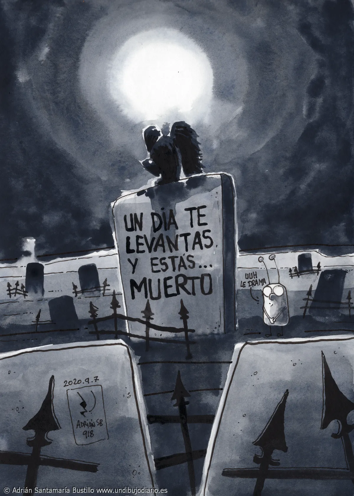 La clave - Tenía esta frase en la cabeza hace tiempo, pendiente de hacerla un dibujo.