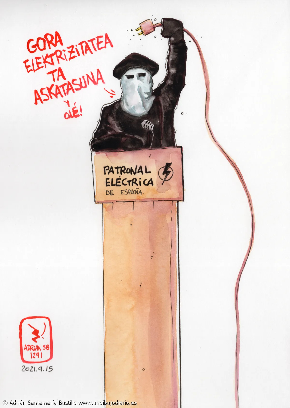 Patronal electrica - Empresas electricas privadas, que amenazan al gobierno democratico de este pais con apagar las nucleares...