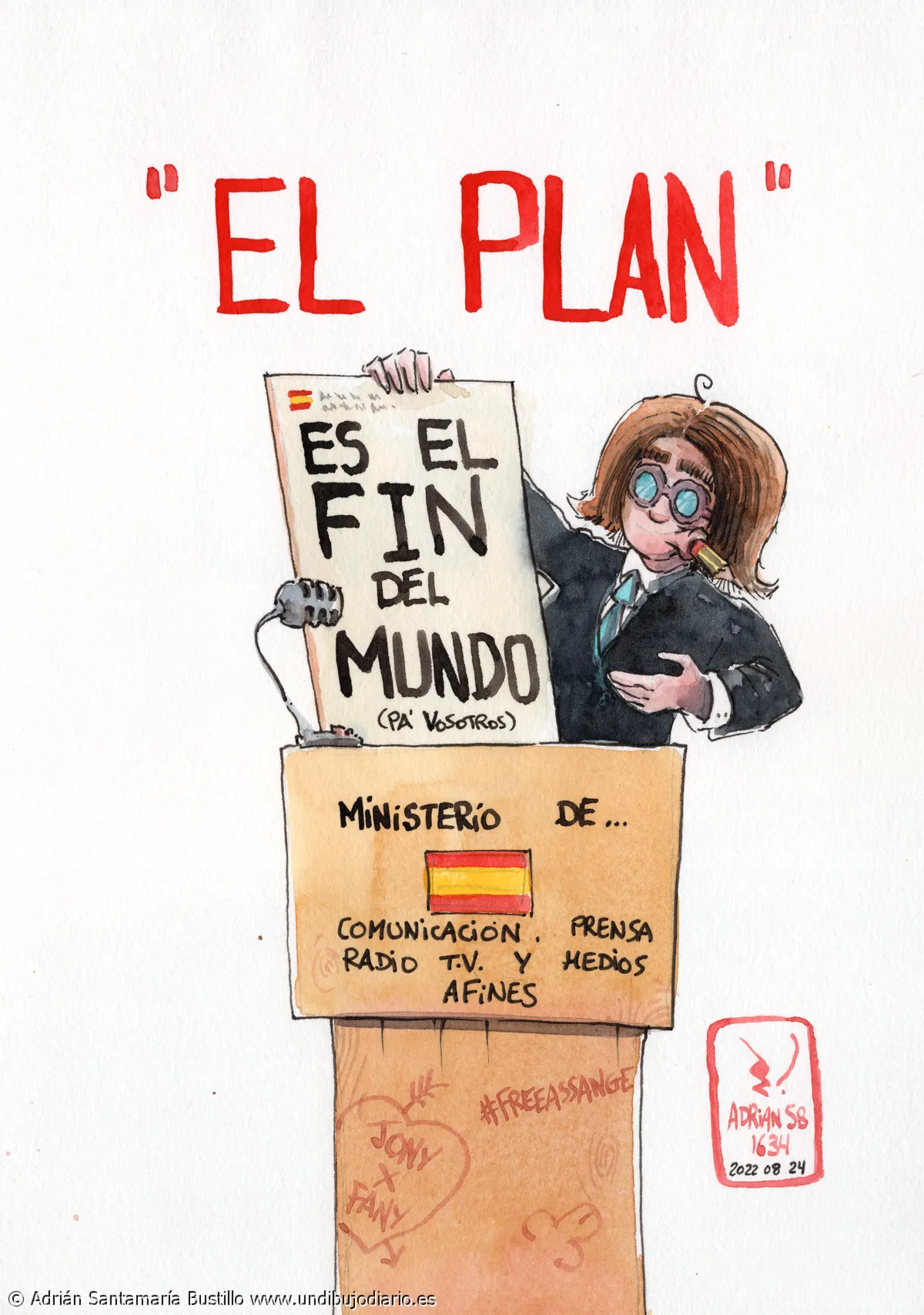 El plan del gobierno - La tv sigue en su linea de gobierno...