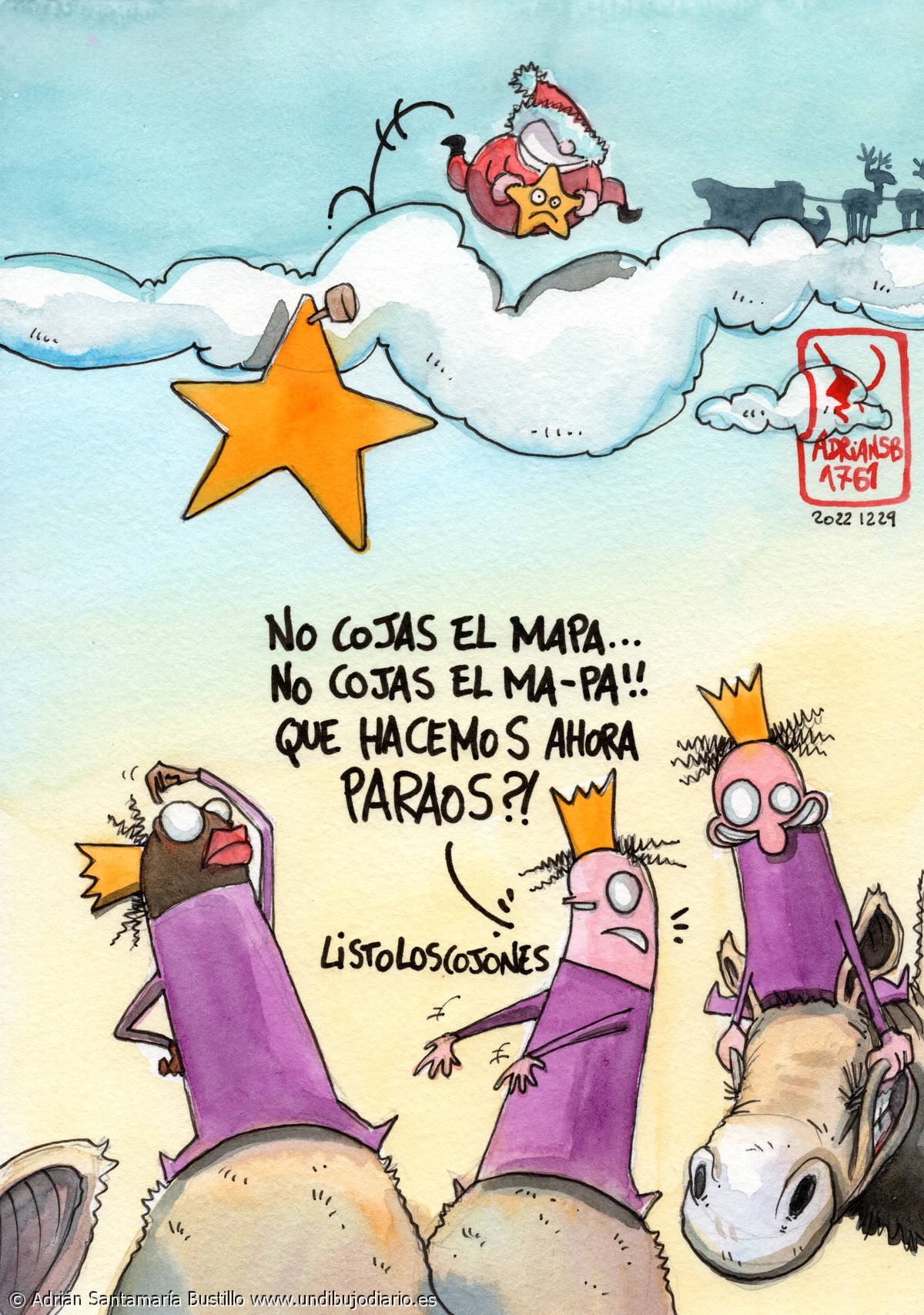 Los reyes magos paraos - Algo se cuece en el desierto arenoso...