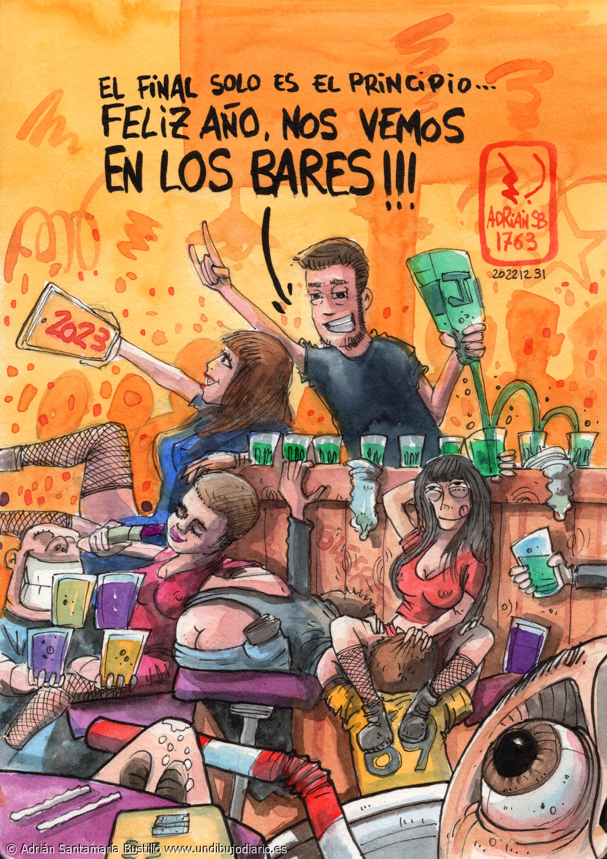 Nos vemos en los bares - Daros por besados y esas cosas.