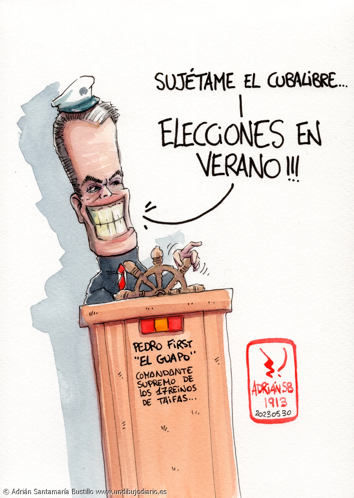 Elecciones en verano - Si estabais hasta los huevos de sufrir mis dibujos sobre movidas políticas, agarraros al vello púbico que viene curvas anticipadas, en pleno verano!!