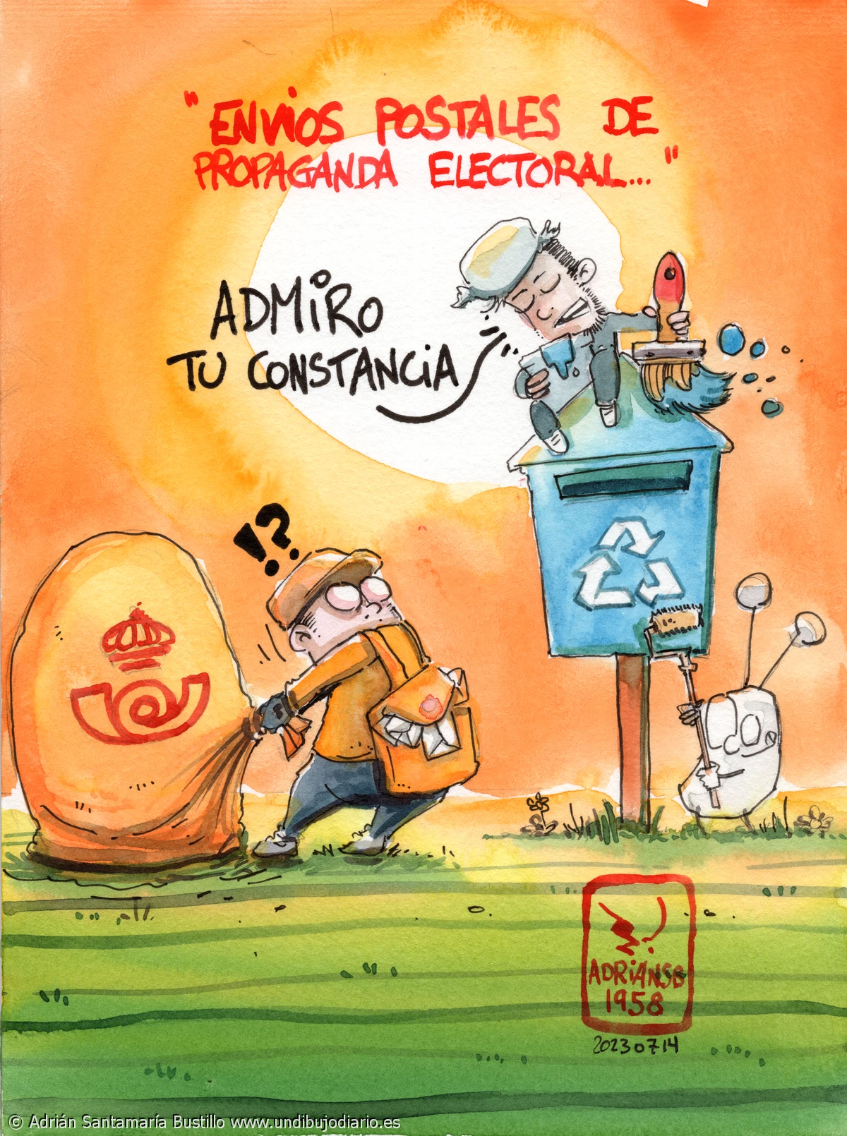 Envios postales de propaganda electoral - Ya estan llegando los sobres de spam electoral...