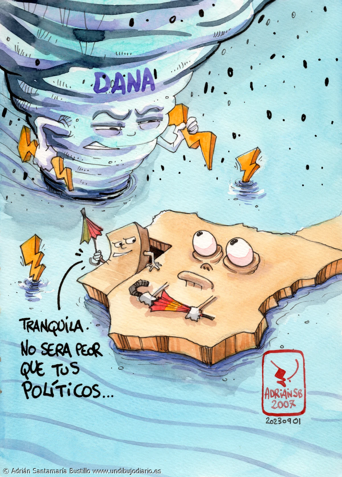 La dana y el cambio climático - Anda, si lo que viene es una tormenta a joder el país...