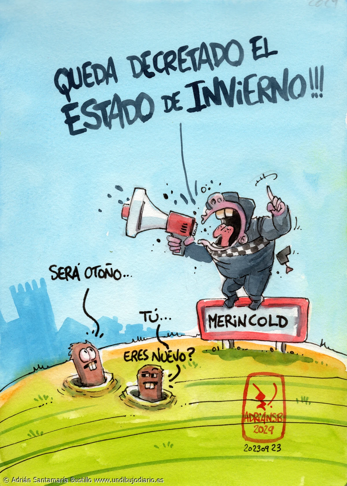 Merincold por decreto - Hoy hay oficialmente, cambio de estación... PARA EL QUE LA TENGA.