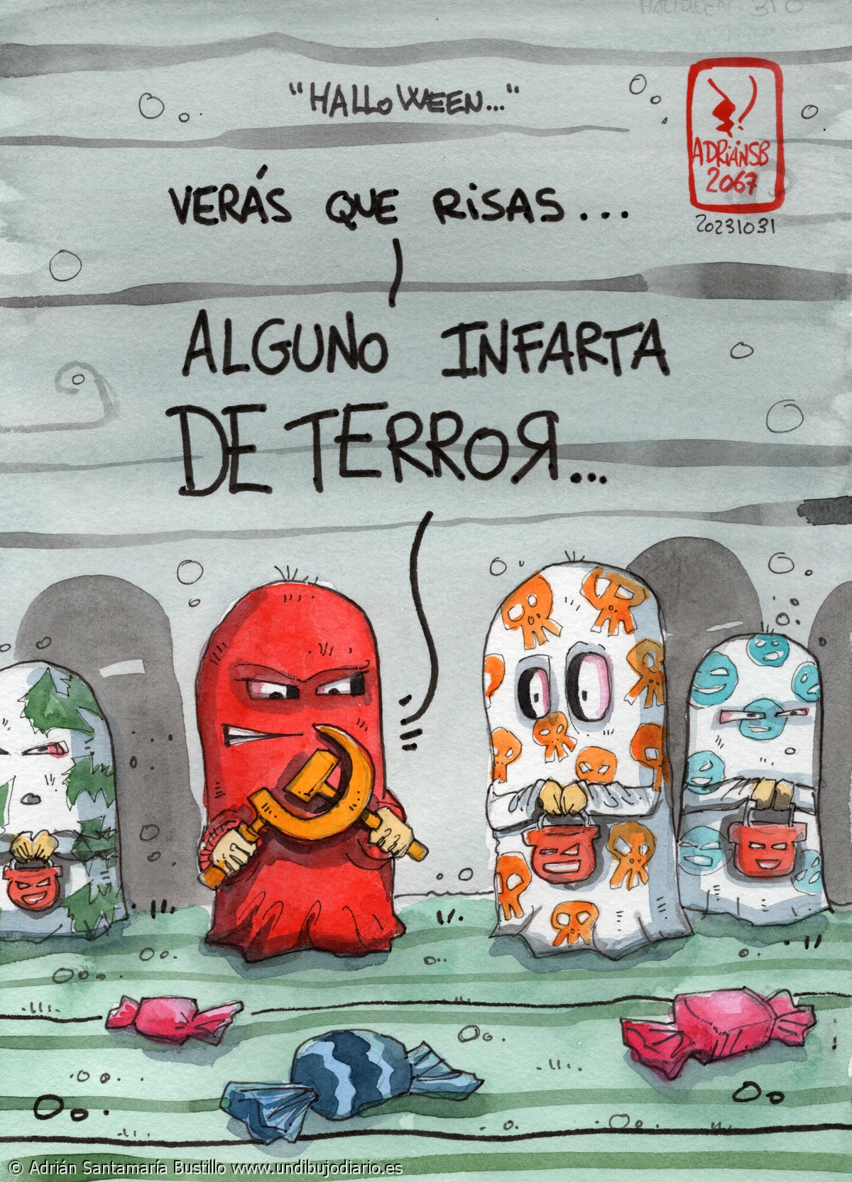 Infarta de terror - Como nadie tiene ni idea de que día es Halloween, pues todos los días habrá alguna referencia!!!