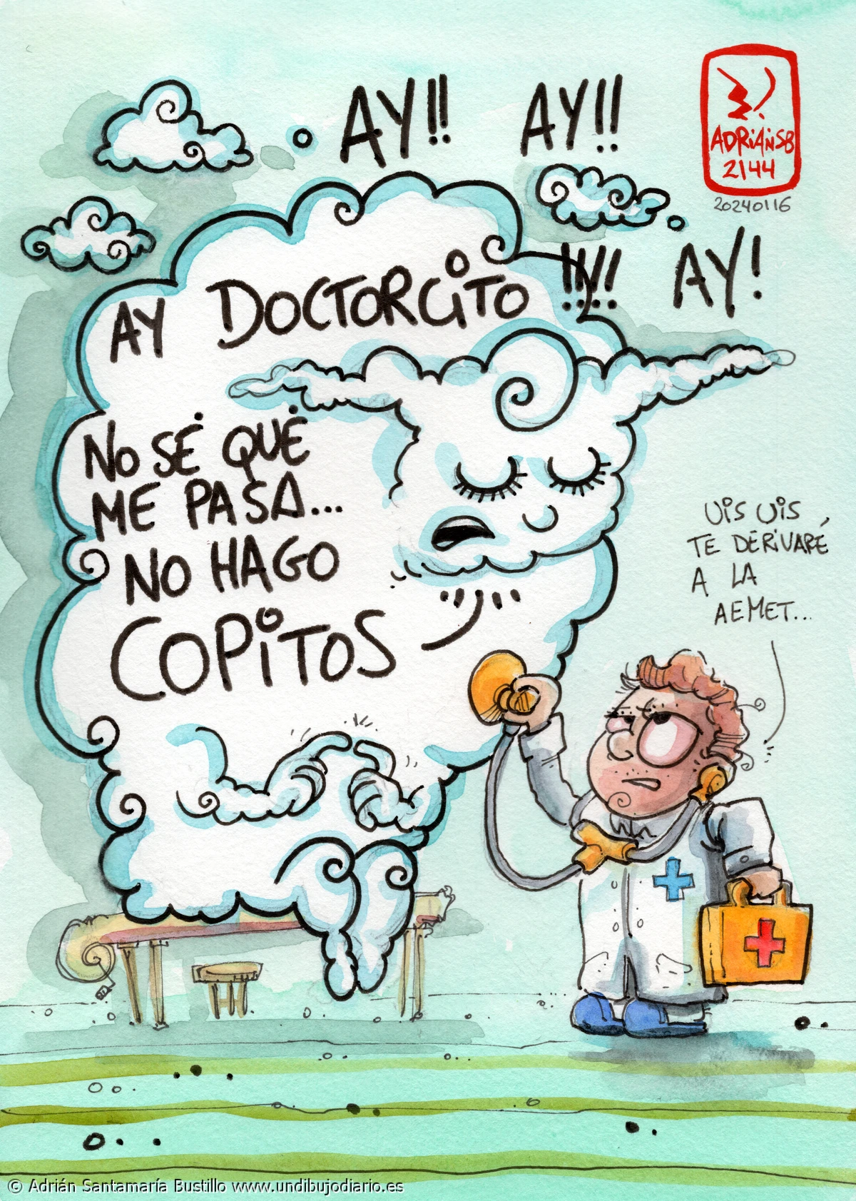 Doctorcito hago copitos - Ay, nubecita nubecita...